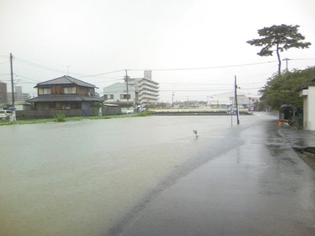 平成23年台風12号前塩屋