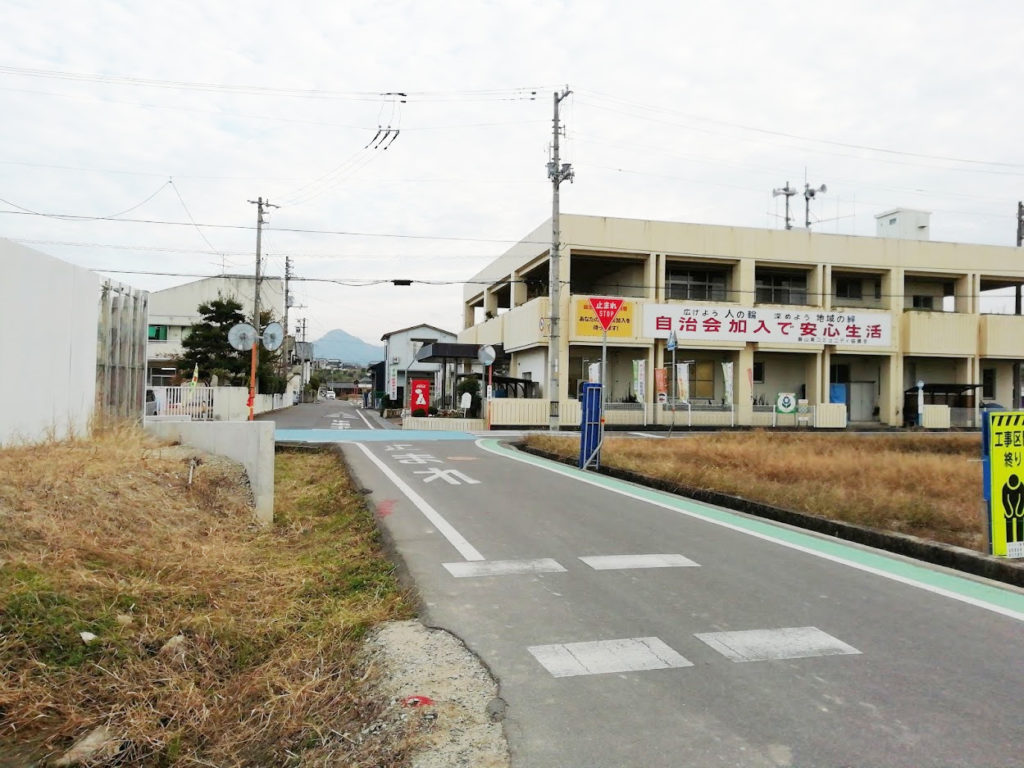 飯山南コミセン国道予定地