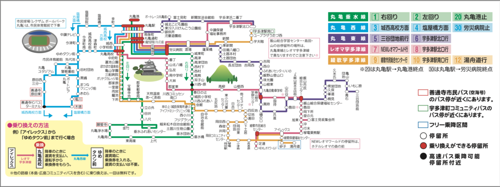 丸亀市 コミバスフリーパスキャンペーン