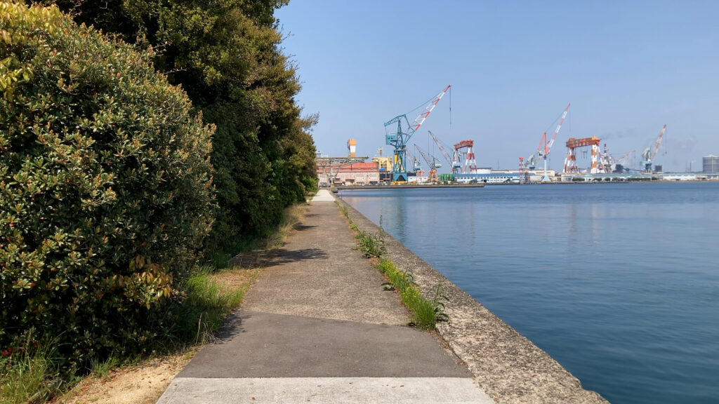 坂出市 番の州公園 公園内釣り場