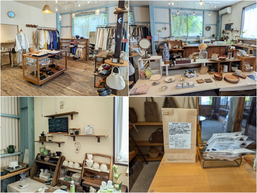 善通寺市 zakka カガラカン 店内