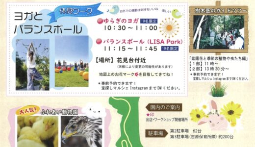 善通寺五岳の里 市民集いの丘公園で「第3回宝探しマルシェ」が2024年6月2日(日)に開催されるみたい