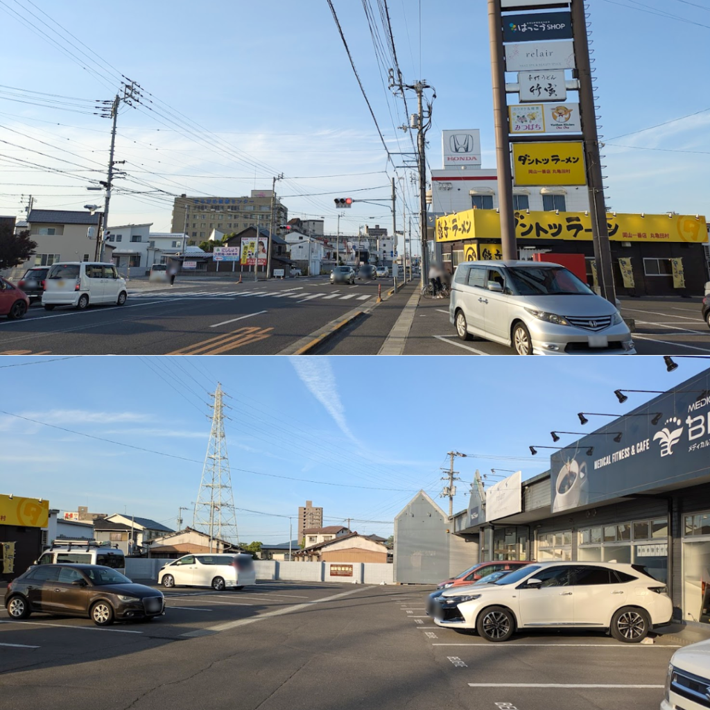 丸亀市田村町 メディカルフィットネスBelieve(ビリーブ) 場所・駐車場