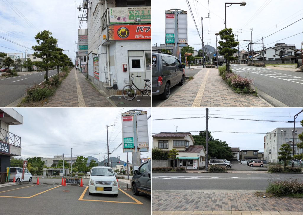 善通寺市文京町 美味照らす 場所・駐車場