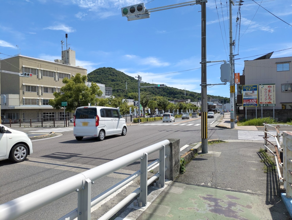 宇多津町 大束川橋 場所