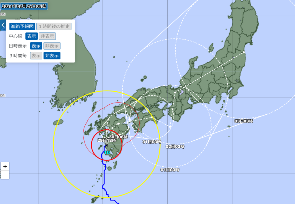 台風10号