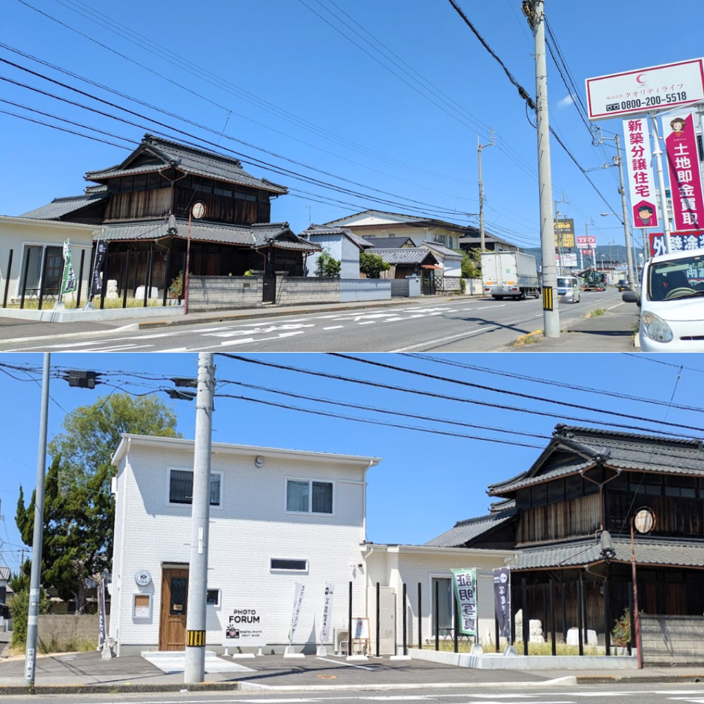 坂出市久米町 PHOTO FORUM 場所・駐車場