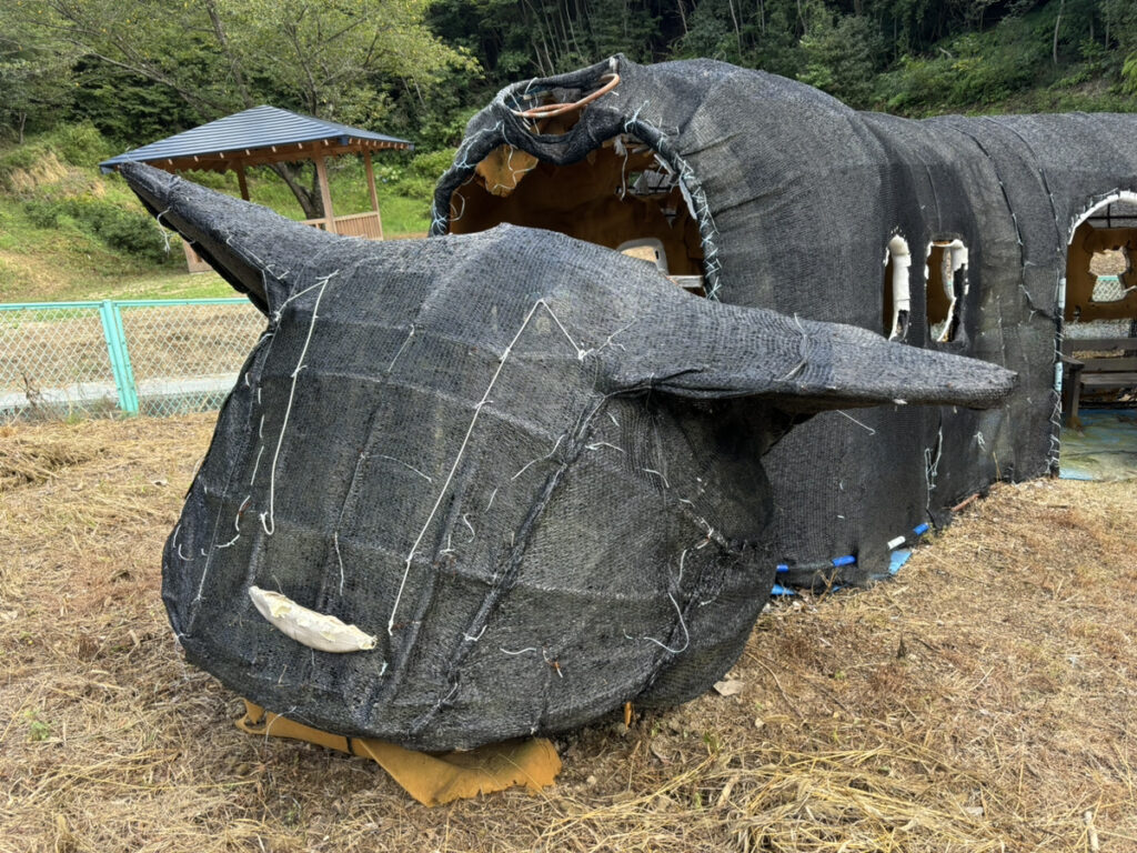 丸亀市 綾歌森林公園 ネコバス 顔