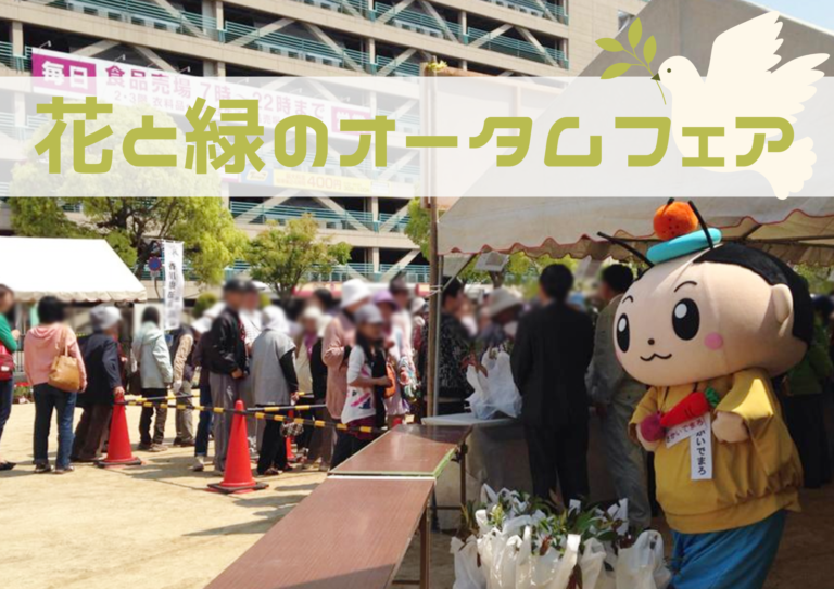 坂出市役所本庁舎で「花と緑のオータムフェア」が2024年10月26日(土)に開催される！