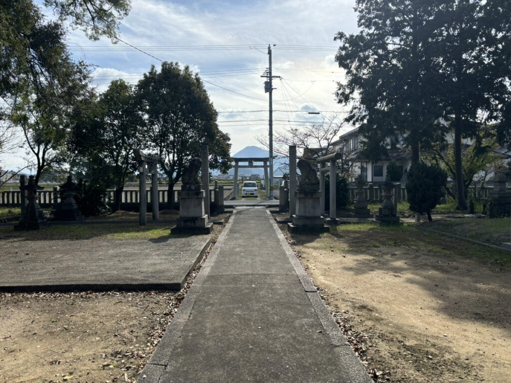 仲多度郡多度津町 加茂神社 参道