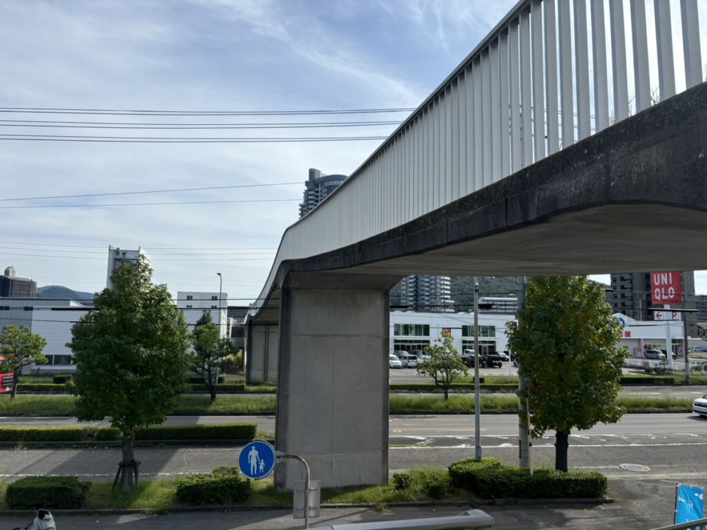 綾歌郡宇多津町 歩道橋 踊り場