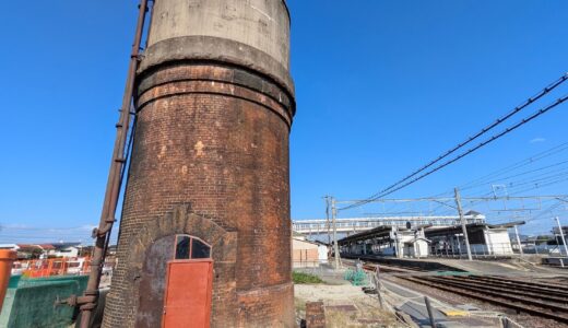 JR多度津駅にある給水塔の解体工事が始まるみたい