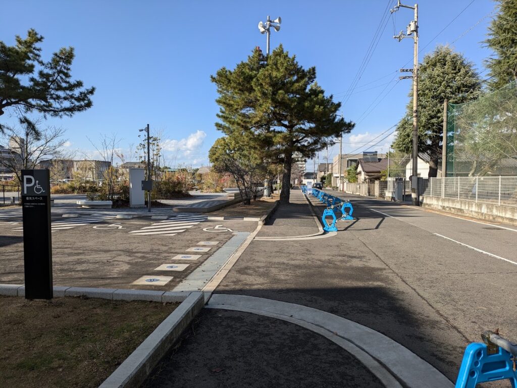 善通寺市 市道一高西側線で車道幅員縮小の社会実験