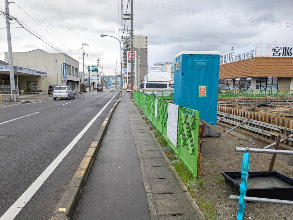 坂出市白金町 新工事