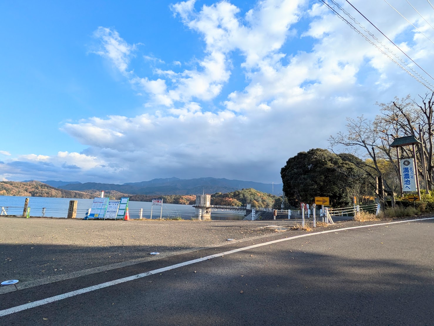 まんのう町 満濃池 防護柵