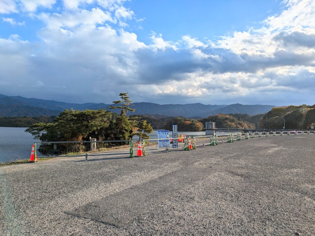 まんのう町 満濃池 防護柵