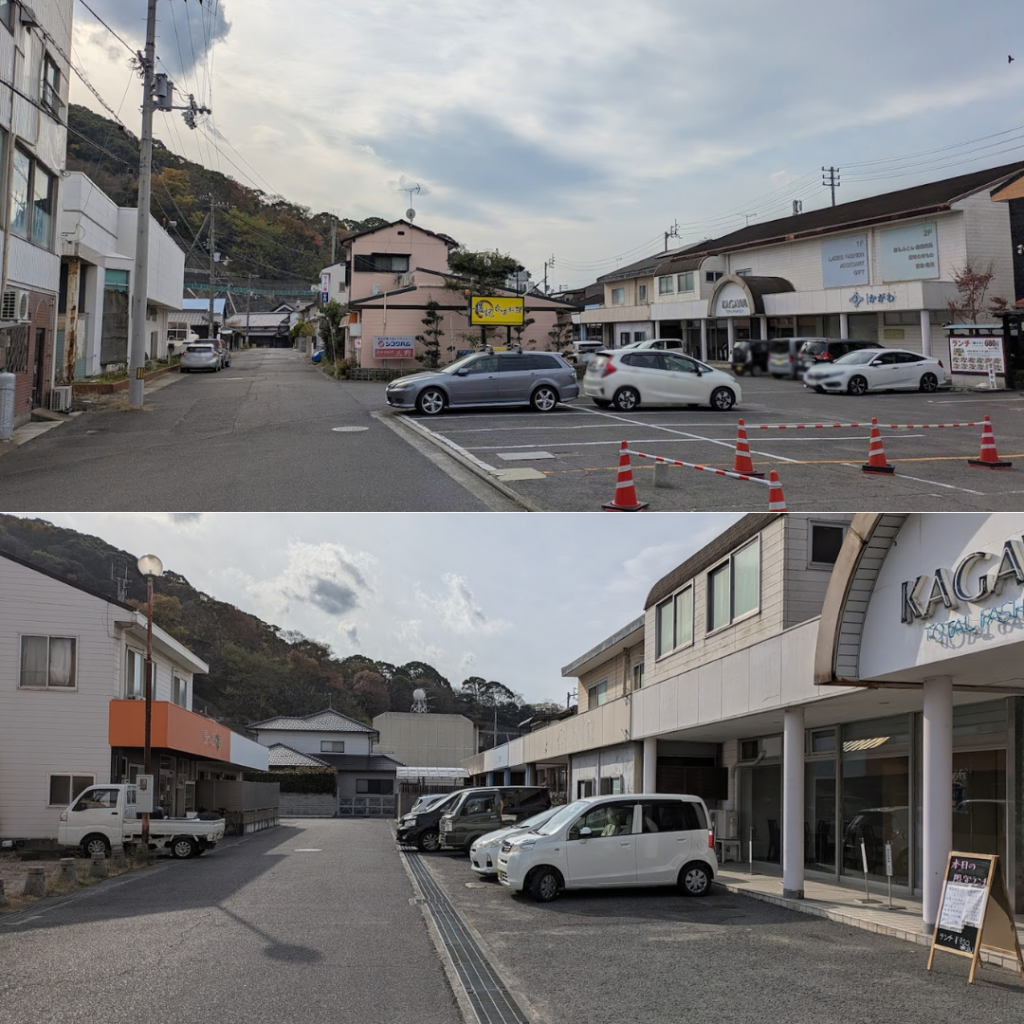 多度津町 ラーメン亭 場所・駐車場