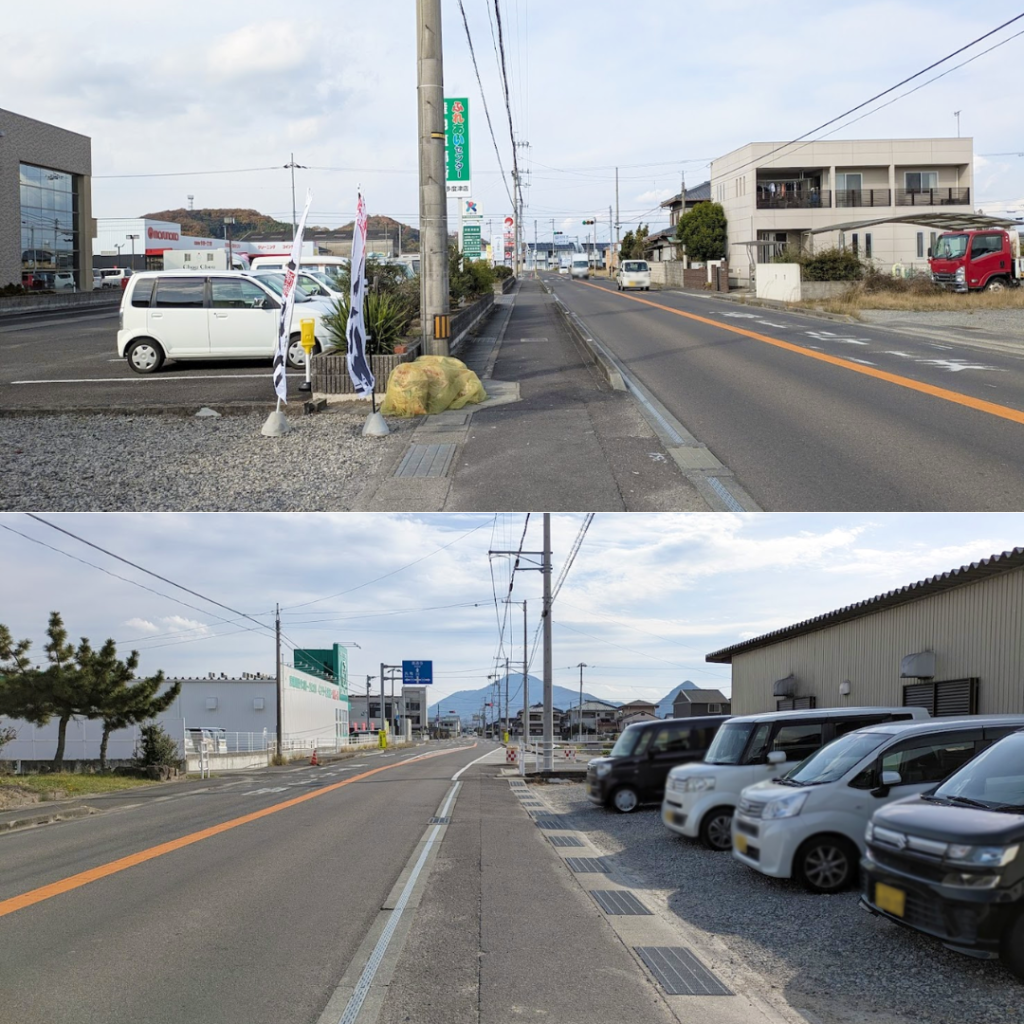 多度津町 しあわせ製麺 ことひら街道 場所・駐車場