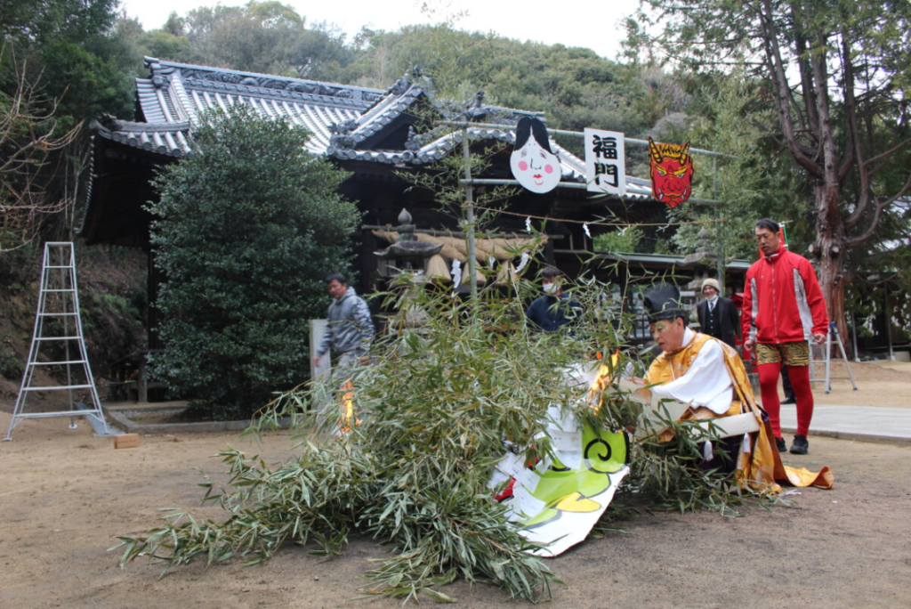 坂出市府中町 城山神社 節分祭